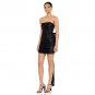 Strapless Sleeveless Sequins Mini Dress