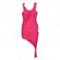 Strappy Sleeveless Ruffle Mini Bandage Dress