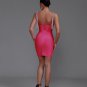 Rhinestone Tassels Mini Bandage Dress
