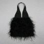 Halter Sleeveless Feather Mini Bandage Dress