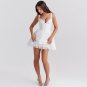 Strappy Sleeveless Puffy Mini Dress