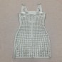 Strappy Sleeveless Rhinestone Mini Bandage Dress