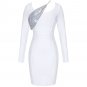 Long Sleeve Sequined Midi Bandage Dress