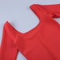Square Collar Long Sleeve Plain Midi Bandage Dress