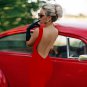 Strappy Sleeveless Backless Midi Bandage Dress