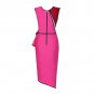 V Neck Sleeveless Mesh Midi Bandage Dress
