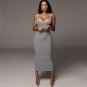 Spaghetti Strap Midi Bodycon Dress