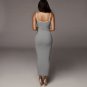 Spaghetti Strap Midi Bodycon Dress