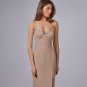 Strappy Drill Chain Midi Bandage Dress