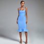 Evening Halter Over Knee Fishtail Bandage Dress