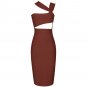 Sleeveless Cut Out Over Knee Bandage Dress