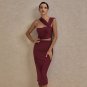 Sleeveless Cut Out Over Knee Bandage Dress