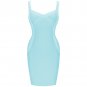 Strappy Sleeveless Plain Bandage Dress