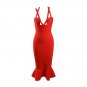Strappy Sleeveless Fishtail Over Knee Bandage Dress