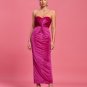 Twisted Velvet Tube Dress