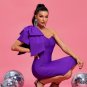 One Shoulder Bowknot Bandage Dress