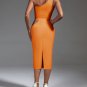 One Shoulder Sleeveless With Belt Bandage Dress