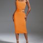 One Shoulder Sleeveless With Belt Bandage Dress