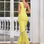 Off Shoulder Sleeveless Fishtail Midi Bandage Dress