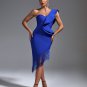 One Shoulder Tassels Midi Bandage Dress