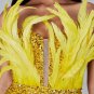 Feather Sequin Maxi Dress