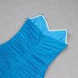 Strapless Sleeveless Wrinkled Midi Bandage Dress