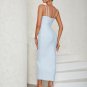 Strappy Sleeveless Slit Midi Bandage Dress
