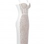 Black Lace Midi Bandage Dress