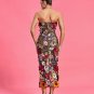 Maraya Floral Applique Midi Dress