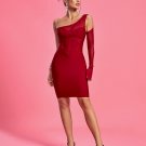 Open Back Mesh Cutout Bandage Dress