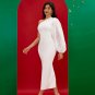 One Shoulder Bishop Sleeve Bandage Dress