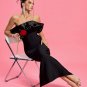 Strapless Satin and Bandage Long dress