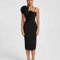 Huge Flowers Bandage Midi Dress
