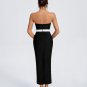 Strapless Bow-Detail Bandage Long Dress