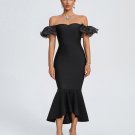 Off Shoulder Fishtail Bandage Dress