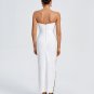 Strapless Drill Chain Midi Bandage Dress