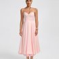 Ballerina Pink Open Back Midi Dress