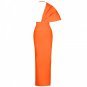 V Neck Short Sleeve Backless Maxi Bandage Dress