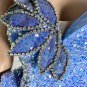 Strapless Sequins Maxi Bodycon Dress
