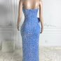 Strapless Sequins Maxi Bodycon Dress