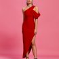 One Shoulder Bandage Maxi Dress