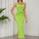 Strappy Sleeveless Diamente Embellished Maxi Bodycon Dress