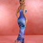 Lavender Sea Tube Maxi Bodycon Dress