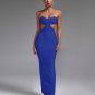 Strapless Cut Out Maxi Bandage Dress