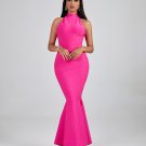 Halter Maxi Bandage Fishtail Dress