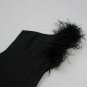 One Shoulder Sleeveless Feather Maxi Bandage Dress