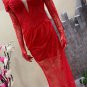 Off Shoulder Long Sleeve Lace Maxi Bodycon Dress