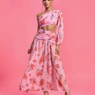 One Shoulder Printed Maxi Dress