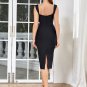 Strappy Sleeveless Mesh Maxi Bandage Dress
