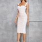 Strappy Sleeveless Mesh Maxi Bandage Dress